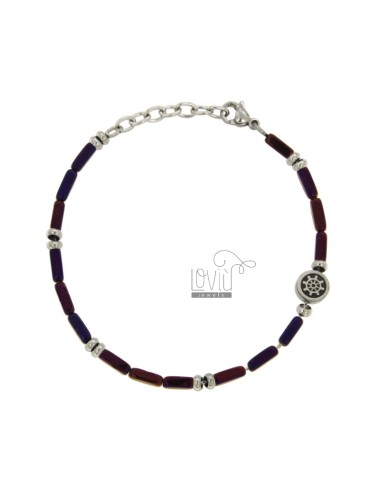 Bracelet with violet stones...