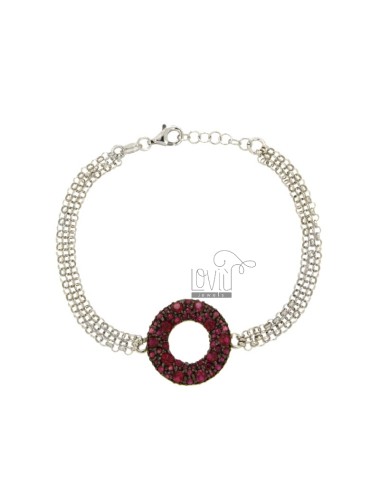 3 wire roller bracelet with...