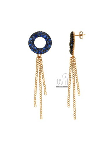 Pendent earrings with...