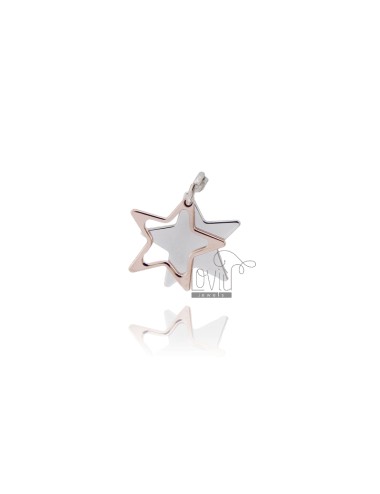 Pendant star with double...