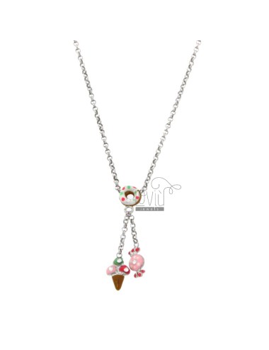 Beverly rolo necklace with...
