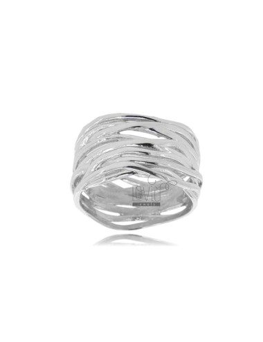 Ring intrecci in silber...