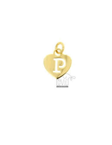 Pendant heart mm 13x11 with...