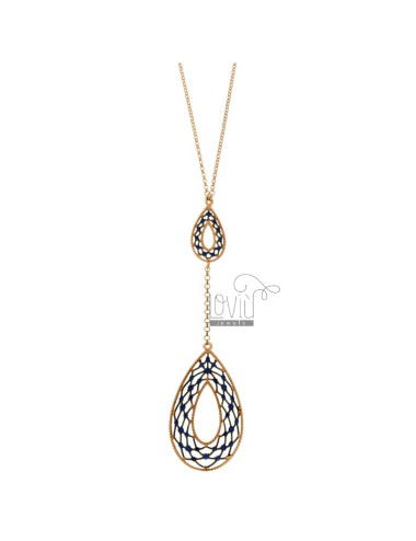 Rolo necklace cm 60 with...
