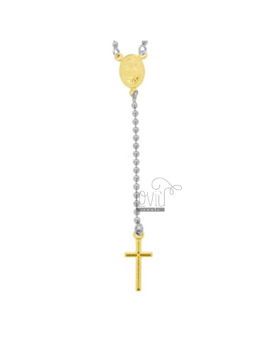 Rosary type necklace with...