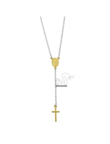 Rosary type necklace with...