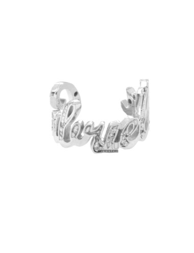 Custom ring with letters in...