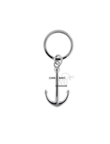 Key ring with stainless steel