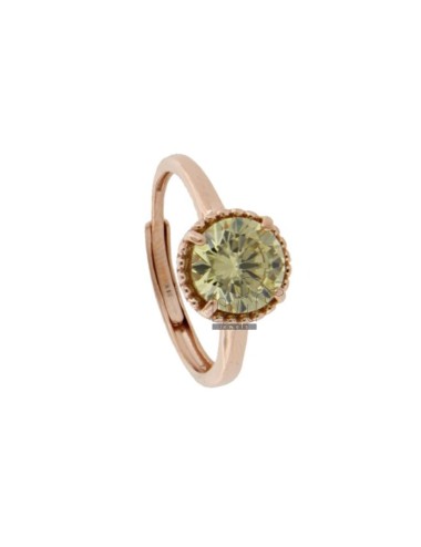 Adjustable ring with point...