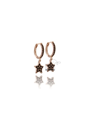 Hoop earrings with pendant...