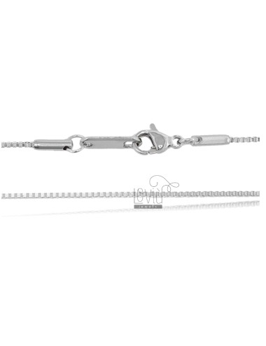 Venetian chain in steel cm 80