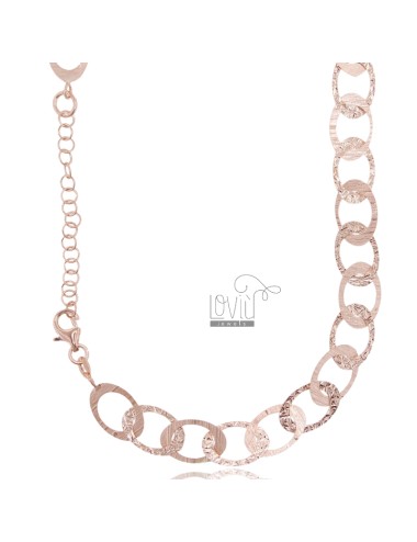 Laser cut chain necklace in...