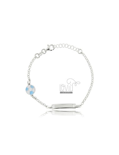 Baby bracelet with plate...