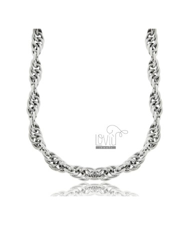 Empty rope necklace 7 mm...