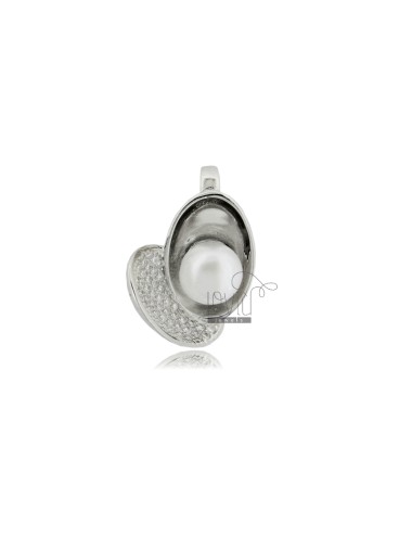 Heart pendant with pearl mm...