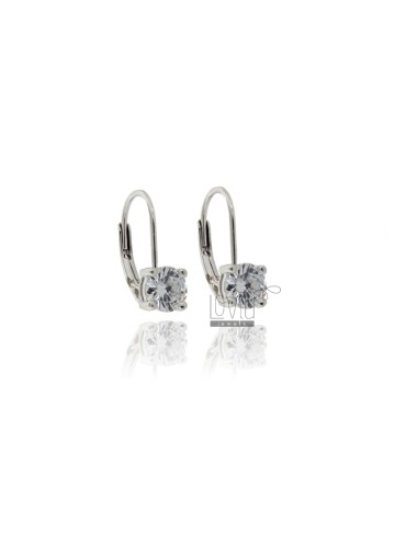 Solitaire earrings with...