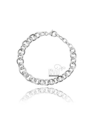 Cable bracelet 9 mm silver...