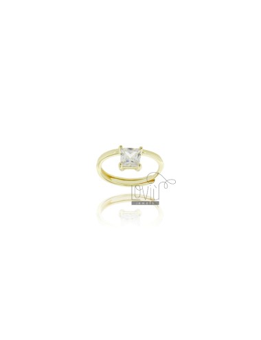Ring with white square...