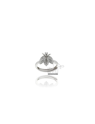 Bee ring in silver...