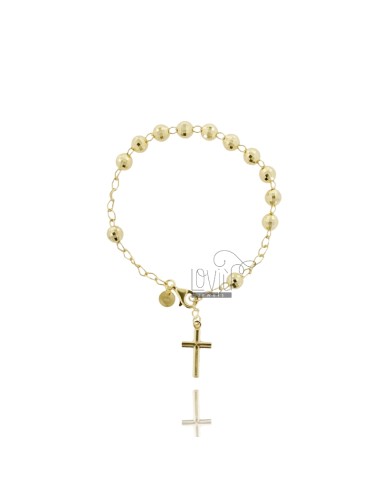 Rosary bracelet with...