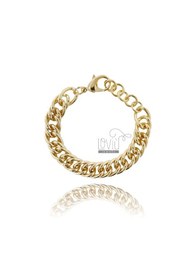 Curb bracelet in golden...