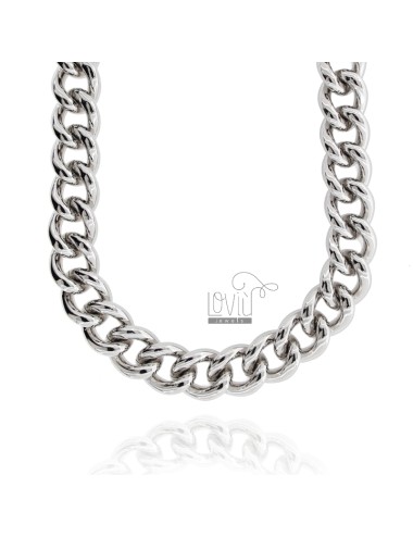 Curb necklace 20 mm in...