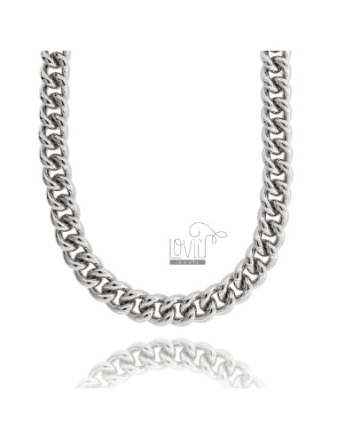 Curb necklace 14 mm in...