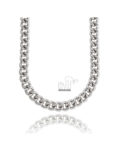 Curb necklace 12 mm in...