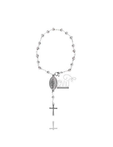 Bracciale rosario cm 19 in...