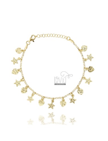 Rolo bracelet with stars...