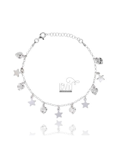 Rolo bracelet with stars...