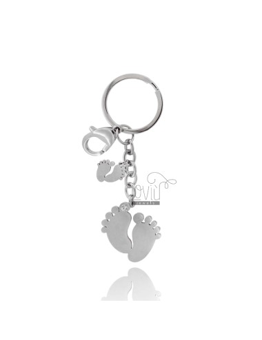 Key ring with snap hook and...