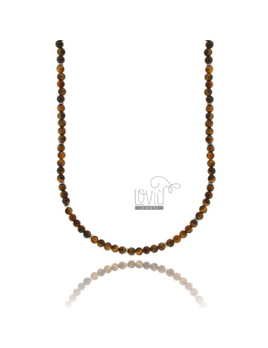Necklace with stone spheres...