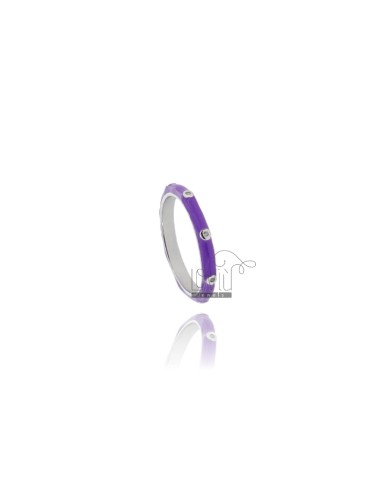 Fedina ring with purple...