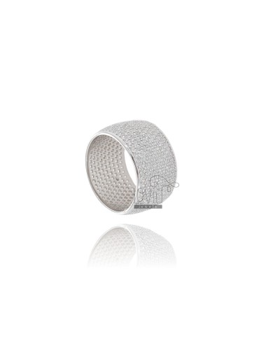 Band ring mm 12 in silver...