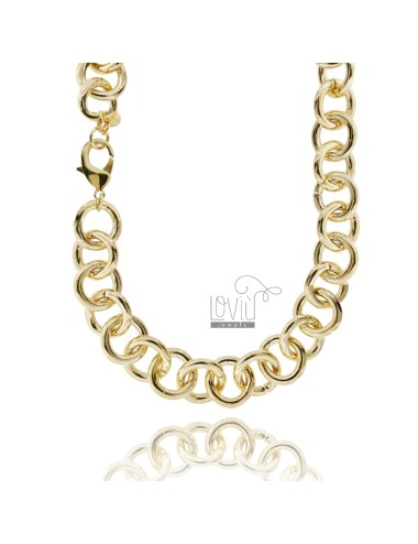 Rolo necklace 21 mm in...