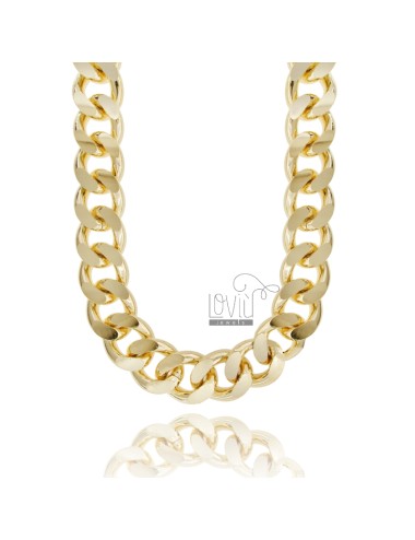 Curb necklace 23 mm in...