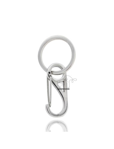 Key ring with steel hook