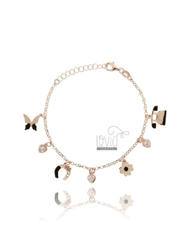 Rolo bracelet with charms...