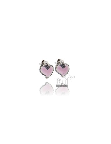 Sacred heart lobe earrings...