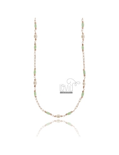 Necklace with stones and...