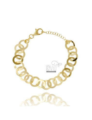 Rolo bracelet in gold...