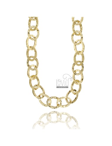 Necklace oval mm 23x18...