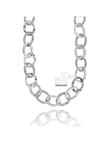 Necklace oval mm 23x18...