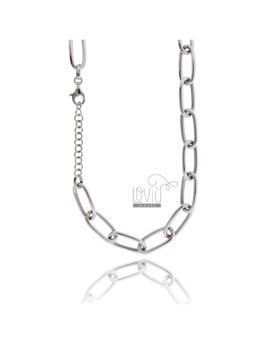 Cable necklace extended mm...