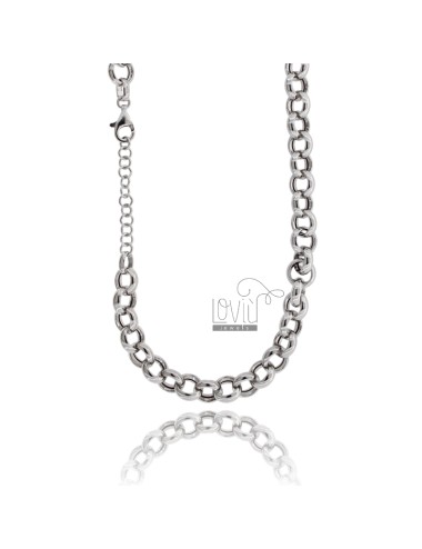 Collana rolo 12 mm 4 in...