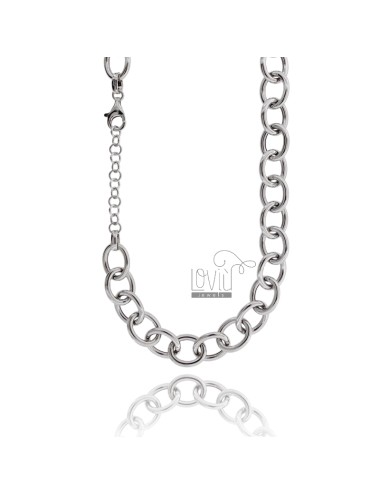 Cable necklace 17x14 mm...
