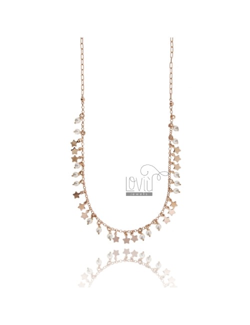 Necklace with pearls and...