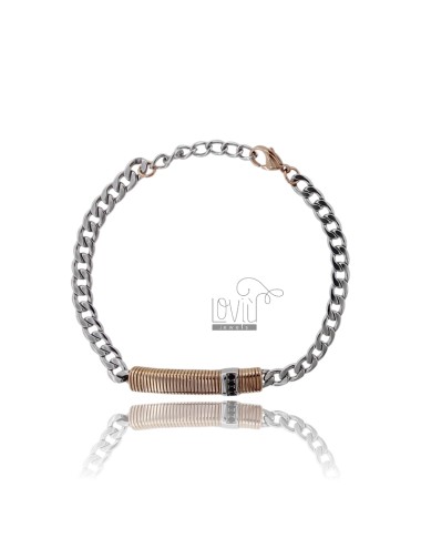 Curb bracelet with plate...