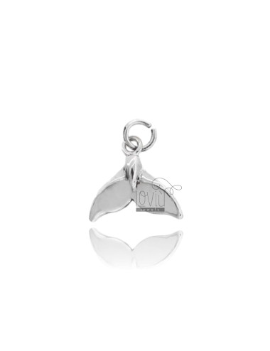 Whale tail pendant in...